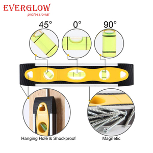 Magnetic <strong>Level</strong> Shockproof Torpedo 9 Inch Top Vial Alloy Frame 180 90 45 <strong>Degree</strong> <strong>Bubble</strong> <strong>Level</strong> - Product Image 4