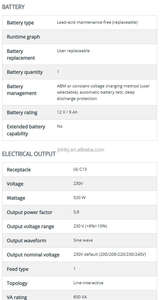 외부 배터리가없는 이튼 5P650IG2 <span class=keywords><strong>UPS</strong></span> 650VA 520W 입력 C14 출력 (4) C13 타워 이튼 무정전 전원 공급 장치 - Product Image 6