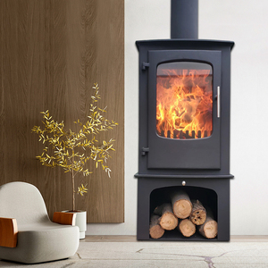<strong>Slow</strong> Combustion <strong>Log</strong> Burner 12kW, Freestanding Fireplace for Large Living Room SA - Product Image 4