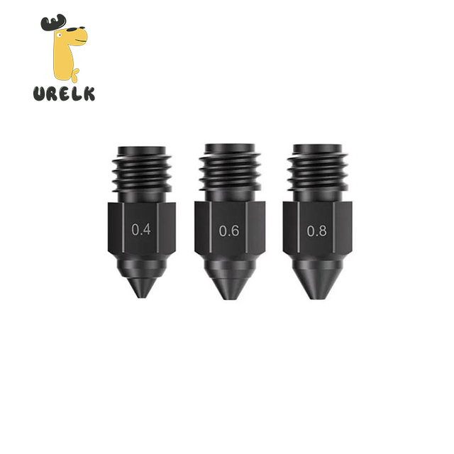 Ender 5 Max Hardened Steel Nozzle 0.4mm 0.6mm 0.8mm Hotend Nozzles for Ender-5 Max 3D Printer Replacement Parts