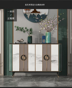 Nuevo estilo chino ligero estilo <span class=keywords><strong>de</strong></span> lujo entrada gabinete puerta pasillo gabinete sala <span class=keywords><strong>de</strong></span> estar Zen pintado a mano losa <span class=keywords><strong>de</strong></span> roca gabinete <span class=keywords><strong>de</strong></span> comedor - Product Image 6