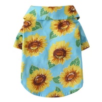 Chemise d'été ultra-fine et respirante à imprimé animal pour chien, légère, idéale pour les vacances à la plage au printemps