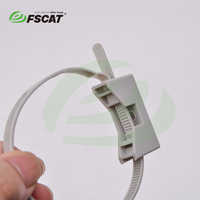 FSCAT Attaches de câble en nylon autobloquantes 7.6x280mm Attaches de câble en plastique pour montage sur selle en nylon 66