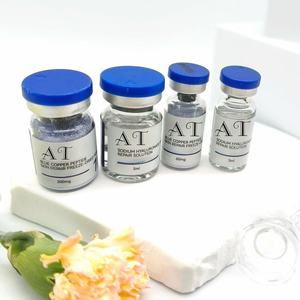 自社ブランドブルー銅ペプチド凍結乾燥粉末セットアンチエイジング & ホワイトニング水和修復血清フェイススキンケア用 - Product Image 1