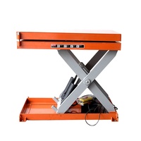Nouvelle table élévatrice de conception inégalée avec plate-forme rotative ronde pour un levage précis avec levier manuel d'abaissement à distance