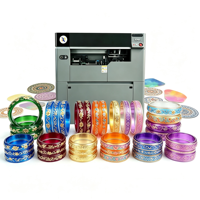 Machine d'impression UV cylindrique OEM/ODM avec armoire de rangement pour bracelets en plastique, verre et produits cylindriques