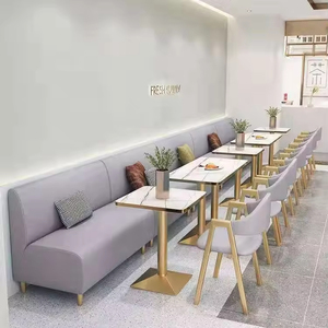 JP nhà hàng thương mại đồ nội thất vuông thức ăn nhanh nhà hàng đồ nội thất nhà bếp đá cẩm thạch nhà hàng bàn ăn và Ghế bộ - Product Image 5