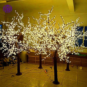 Árbol de Luz LED con Flores de Cerezo de Aspecto Realista y Brillo Suave para Decoración de Jardines, Parques, Resorts y Eventos en Venta - Product Image 5
