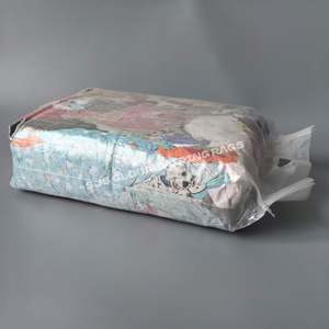 Trapos de Limpieza de Algodón Reciclado de Colores Mezclados para Uso en Maquinaria, Paños de Limpieza de Algodón Reciclado - Product Image 1