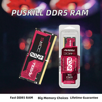 PUSKILL 1.1V DDR5 16GB 32GB 64GB 4800MHZ 5600MHZ SODIMM Mémoire RAM pour ordinateur portable, mémoire pour ordinateur, stock disponible