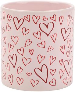 Taza de cerámica ASKDCP Modern Floral Pink de 16 oz-Apto para regalos en microondas y lavavajillas - Product Image 3