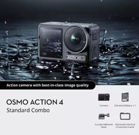 Action 4 冒险组合 4K 20M 防水视频博客相机 双屏 155 度广角夜视水平稳定防抖