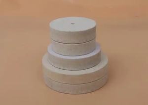 Disco de fieltro de lana para pulido de mármol y piedra para amoladora angular, herramientas a precio mayorista - Product Image 4
