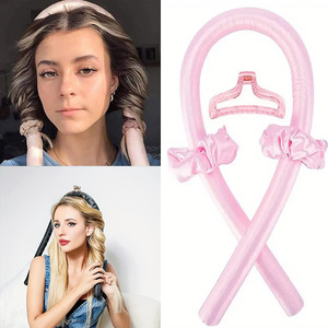 Tùy Chỉnh Tóc Dài Công Cụ Tạo Kiểu Tóc Heatless Tóc Curler Qua Đêm Heatless Curls Curling Blowout Que Headband Cho Tất Cả Các Loại Tóc - Product Image 3