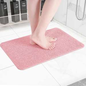 Alfombra de Baño Suave de Tierra de Diatomeas, Hecha a Máquina, Ecológica, de Secado Rápido, Absorbente, Antideslizante, Delgada, Tamaño Personalizable, Moderna - Product Image 1