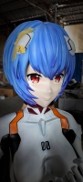 Estatua de Resina de Rei Ayanami de Evangelion EVA, Tamaño Real 1:1, Figura de Anime Coleccionable para Decoración