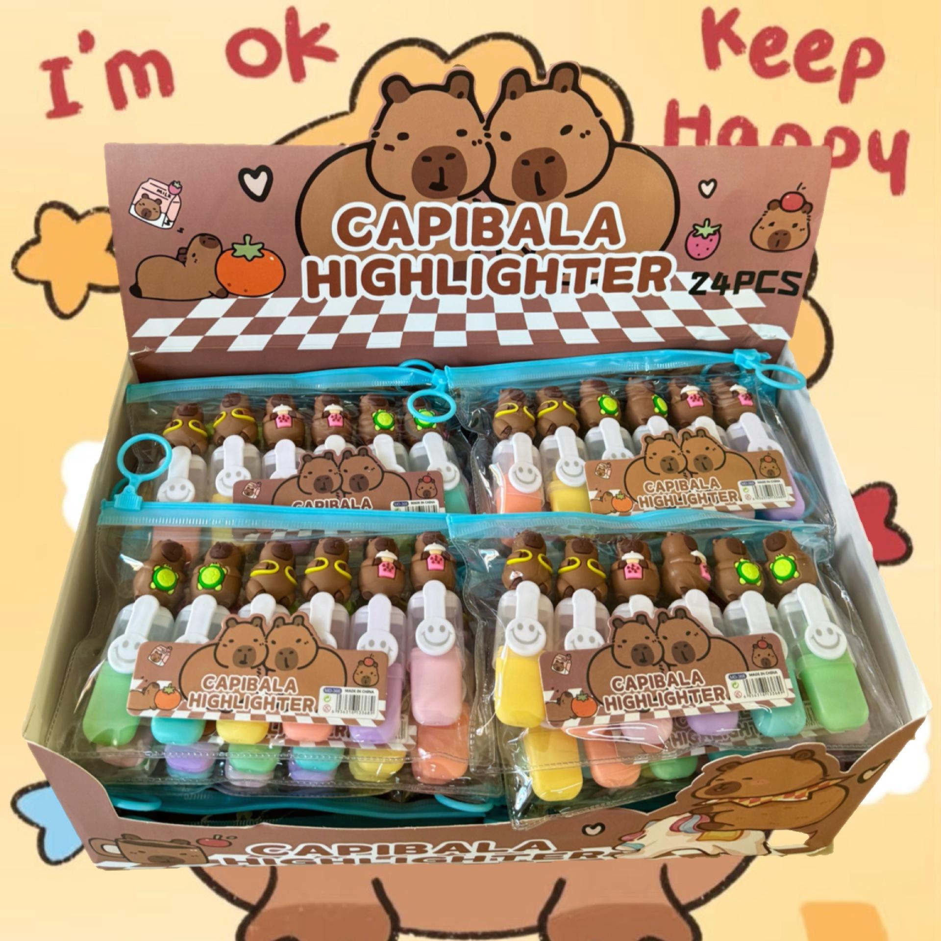 Tête inclinée-capybara