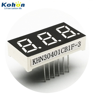 Bán buôn 3 chữ số 0.4 inch cathode chung <span class=keywords><strong>7</strong></span> đoạn <span class=keywords><strong>LED</strong></span> hiển thị màu xanh cho các dụng cụ - Product Image 1