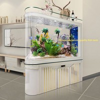 Aquarium intelligent en verre flottant en forme de balle, nouveau modèle 2024 JS5646, bassin pour poissons rouges à circulation automatique et température constante