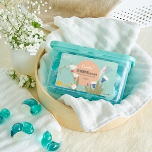 Hàng Mới Về 2021 Eco <span class=keywords><strong>Friendly</strong></span> Color Revival Fiber Smoothing Cedar Scent Giặt Gel Hạt Giặt Bán Buôn Chất Tẩy Rửa - Product Image 3