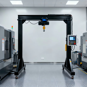 Кран козловой однобалочный электрический передвижной с тросовым подъемником MH для стальных труб - Product Image 1