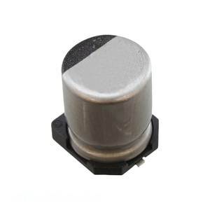 Condensateur original CAP ALUM 470UF 20% 10V SMD 10TZV470M8X10.5 à montage en surface 470 uF - Product Image 1