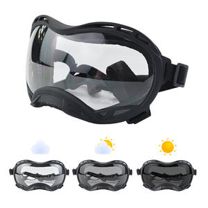 แว่นตากันแดดสัตว์เลี้ยงกันลมกันรังสียูวีแว่นตาเปลี่ยนสีสำหรับสุนัขพร้อมอุปกรณ์เสริมการจัดตำแหน่งที่ทันสมัยสำหรับฤดูหนาว - Product Image 2