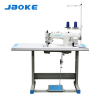 Nouvelle machine à coudre industrielle informatisée haute vitesse avec moteur de découpe et coupe-bordure pour le coudage de matériaux épais (bagages, tapis de sol, cuir)