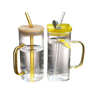 Vente en gros de tasses en verre borosilicate résistant à la chaleur-sans BPA, haute transparence - Product Image 4