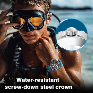 NORTH EDGE 2026 Nuevo Reloj de Buceo TRITON con Energía Solar para Hombre, Relojes de Cuarzo de Lujo para Hombre, Caja de Acero Inoxidable 316L, Resistente al Agua 300M - Product Image 6