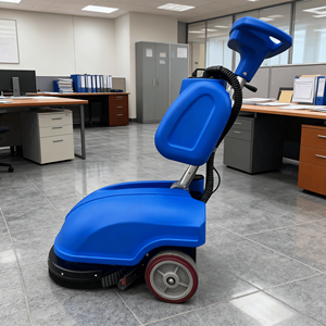 CTO 350 Mini Limpiadora de Suelos Comercial Compacta para Azulejos y Mármol con Mango Pequeño Automático para Carros de Limpieza - Product Image 2