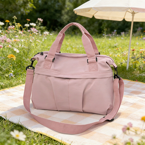 Borsa da Viaggio Portatile di Grande Capacità, Borsone Leggero alla Moda, Borsa Sportiva Casual in Tessuto di Nylon Impermeabile Unisex - Product Image 4