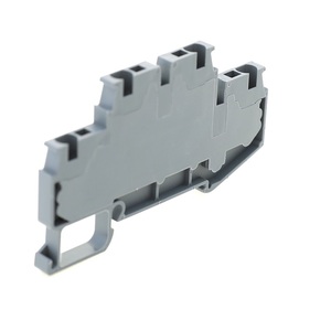 10 Mm2สปริง-กรงตะกั่วเชื่อมต่อแบตเตอรี่แบบผ่านทาง-บล็อกขั้วต่อสายราง DIN - Product Image 6