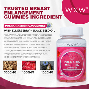 Gummies WXW Stock Pueraria Mirifica pour le bien-être et la fermeté des seins, extrait naturel de Pueraria Mirifica - Product Image 6