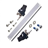 Kit de panneaux C-BOX ZSTC avec poignées IEL, tissu de blindage noir, 6U 4HP 20848-592