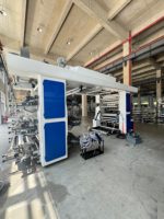 Machine d'impression de sacs en papier alimentaire résistants à la graisse avec moteur servo et contrôle automatique de la tension