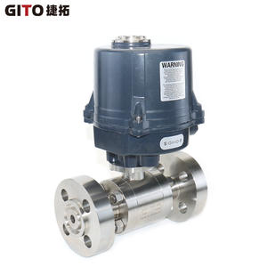 GITO Stainless Steel High-Pressure Electric Flanged Ball <b>Valve</b> <b>Shutoff</b> Structure for Water Gas Oil Media OEM Customizable - Product Image 5