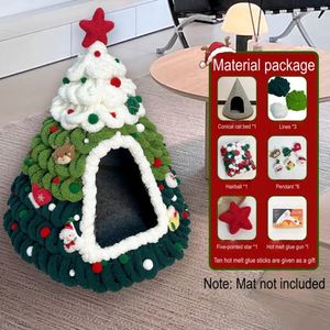 Luxurious Triangle <b>Dog</b> <b>Bed</b> Fluffy Cat <b>Bed</b> <b>Cave</b> Cute Cartoon Style Handcrafted Winter Eco-Friendly Modern Fashion Design - Product Image 3