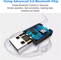 ZF-169S Plug Play Mini adaptateur audio 4-en-1 Adaptateur AUX sans fil 3.5mm pour haut-parleurs de casque TV PC