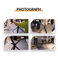 2026 Neues Design Aluminium-Tischbeine Moderne Metall-Tischgestelle für Ovale Marmor-/Granitplatten Wohnzimmer Schlafzimmer Verstellbar