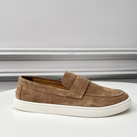 Mocassins décontractés de style italien, baskets en cuir véritable, chaussures pour hommes pour tous les jours, toutes saisons, mocassins perforés