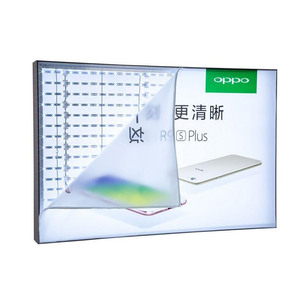 Tùy chỉnh độ sáng cao ngoài trời đầy đủ màu sắc LED thời tiết quảng cáo ánh sáng Hộp hình chữ nhật nhôm khung thẻ treo - Product Image 2