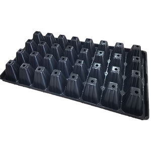 Plateaux de pépinière en plastique rectangulaires à prix abordable avec plateau intégré - Product Image 5
