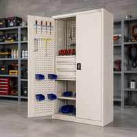 Armoire à outils roulante verrouillable sur roulettes pour ligne d'assemblage industrielle avec taille personnalisée