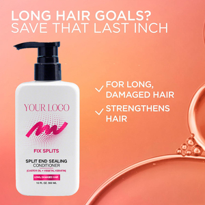 Juego de champú y acondicionador de fórmula Paris de etiqueta privada con aceite de ricino y vitaminas B3 y B5 para reparar el cabello dañado largo - Product Image 5