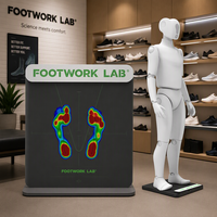 FOOTWORK LAB Centre de physiothérapie Analyse de la marche Tapis de pression plantaire avec capteur en acier inoxydable Mesure de pression absolue