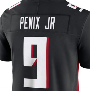 Siap kirim younghie Koo hitam kualitas terbaik dijahit Jersey sepak bola Amerika - Product Image 2