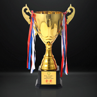 Ventes mensuelles JZ dépassant 10 000  Trophée de sport en métal plaqué or personnalisé 3D pour le football, le basketball, le tennis