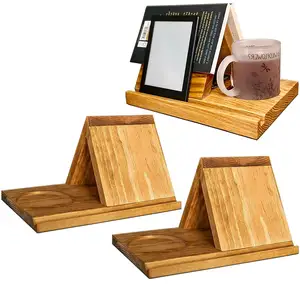 热销木制小书架多角度平板支架三角书夹