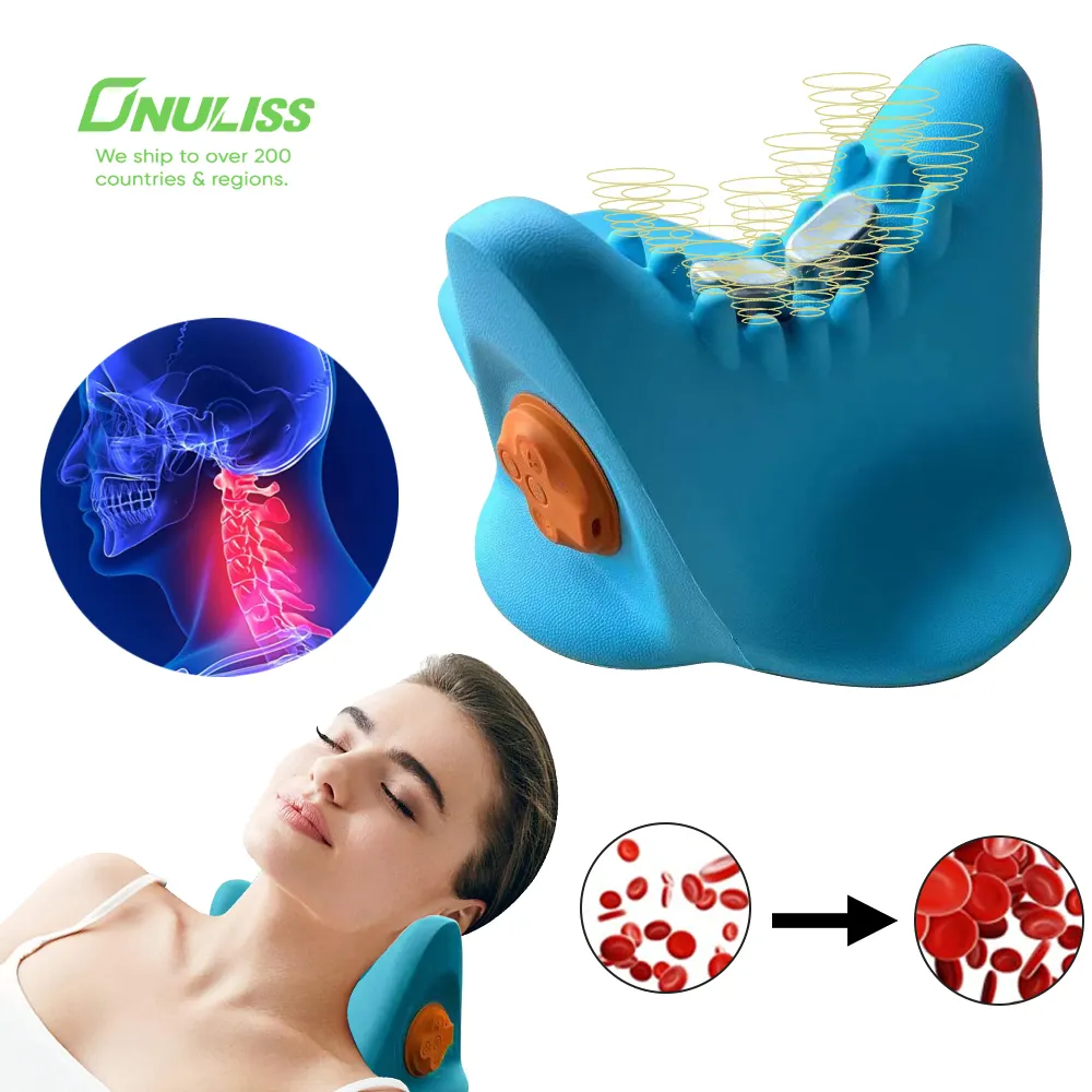 2023 Chiropraktik Pillow Neck Stretcher Cervi cal Traction Device Nacken-und Schulter relax ant für TMJ Pain Relief Massager Pillow